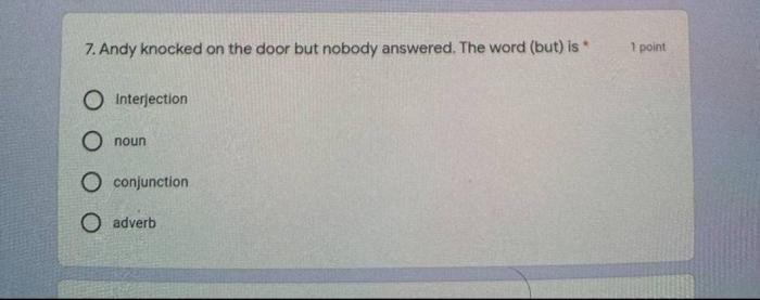 Andy knocked on the door but nobody answered