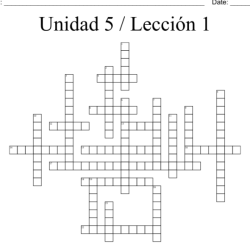 Unidad 6 leccion 1 answer key