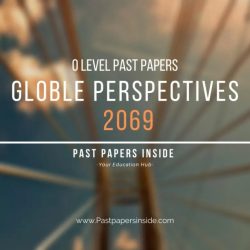 Aice global perspectives past papers