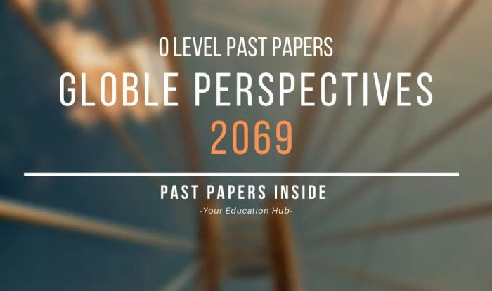 Aice global perspectives past papers