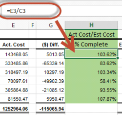 Billings in excess of costs journal entry