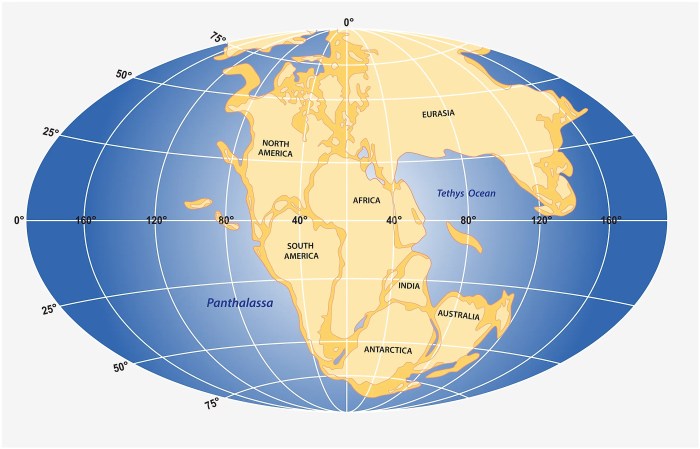 Identify statements true of pangaea.