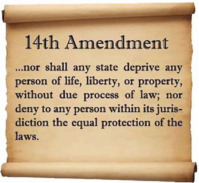 The fourteenth amendment did all of the following except