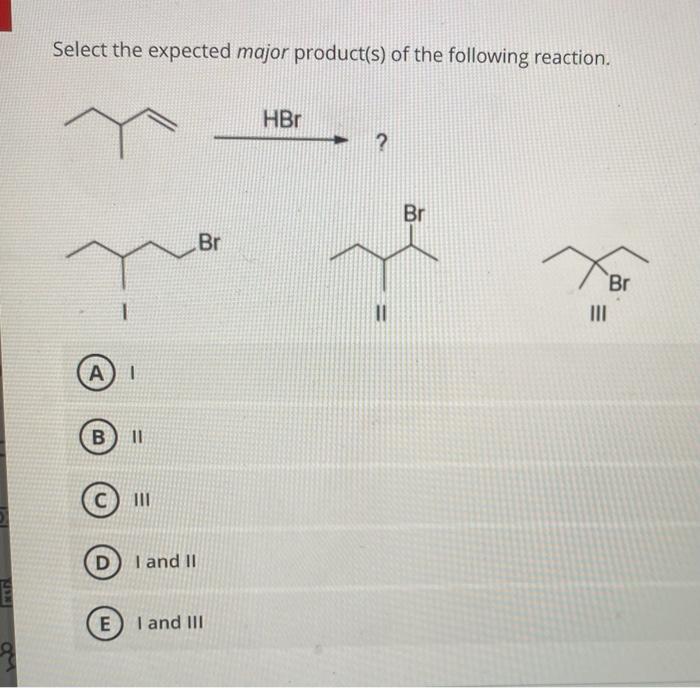 Predict the major organic product for the following reaction sequence