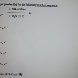 Predict the major organic product for the following reaction sequence